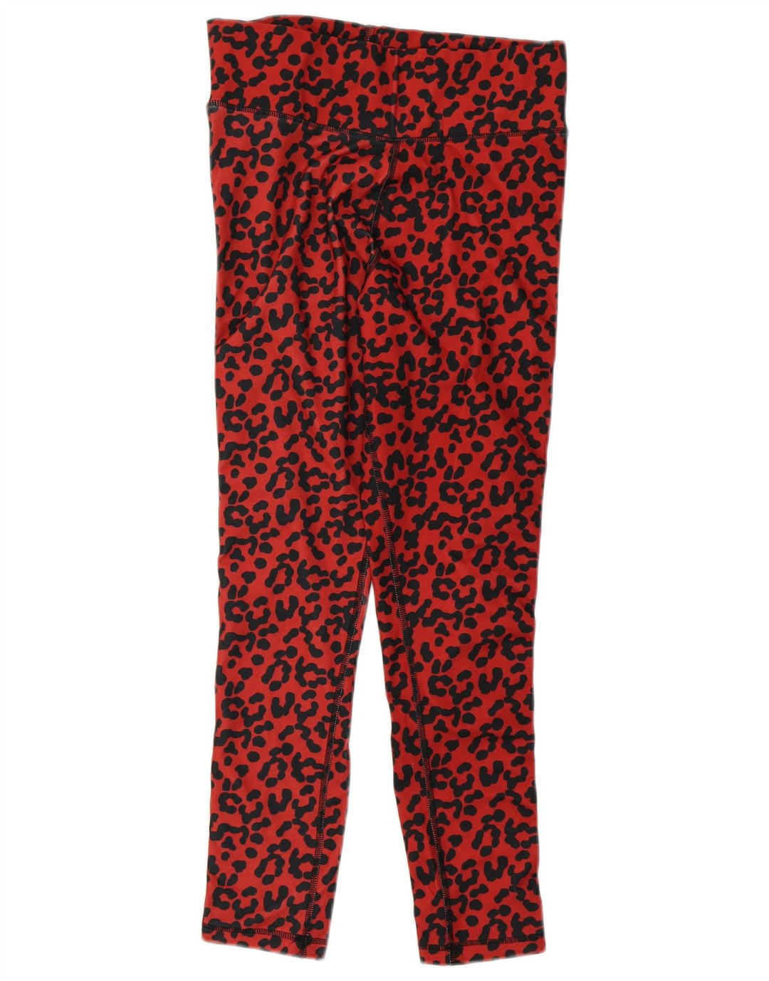 Guess Grafik-Crop-Leggings für Damen, UK 14, großes rotes Polyester mit Tiermuster