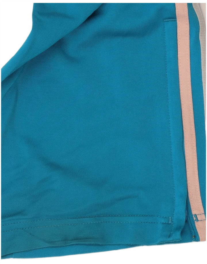Adidas Damen Trainingshose UK 10 Small Blau Polyester