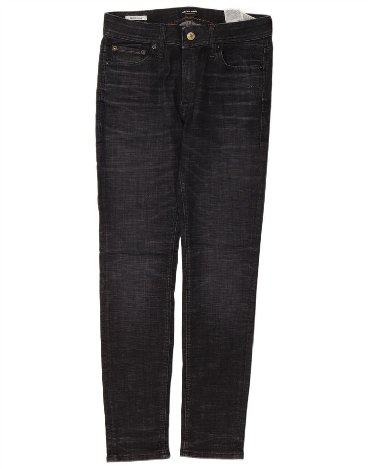 Jack & Jones Herren Liam Skinny Jeans W30 L30 Graue Baumwolle