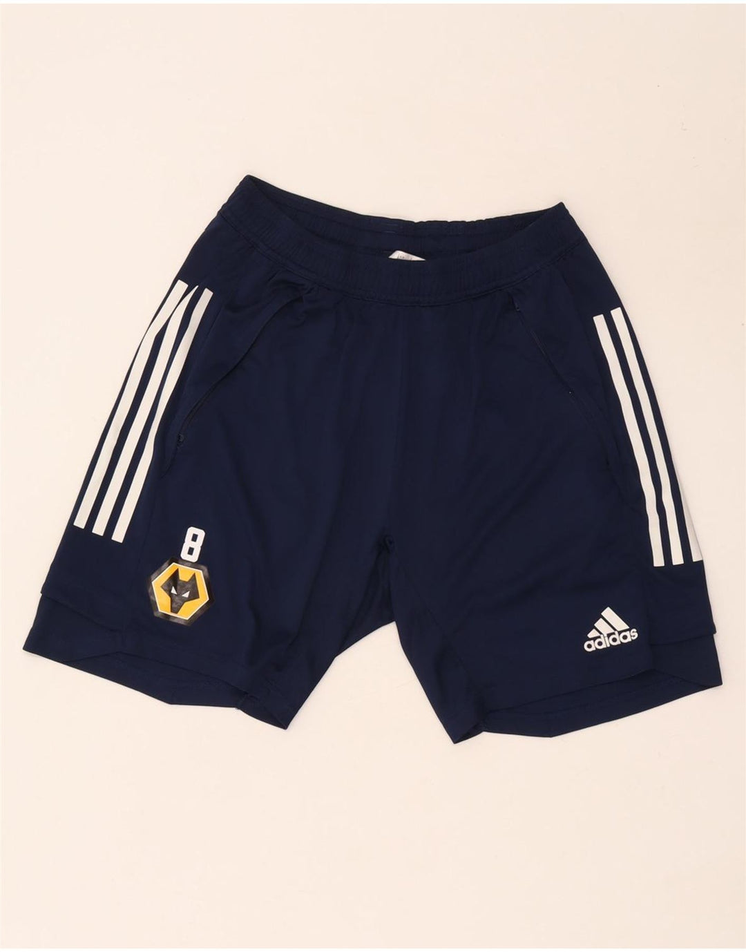 Adidas Herren Wolverhampton Wanderers Sport Shorts Medium Marineblau Polyester