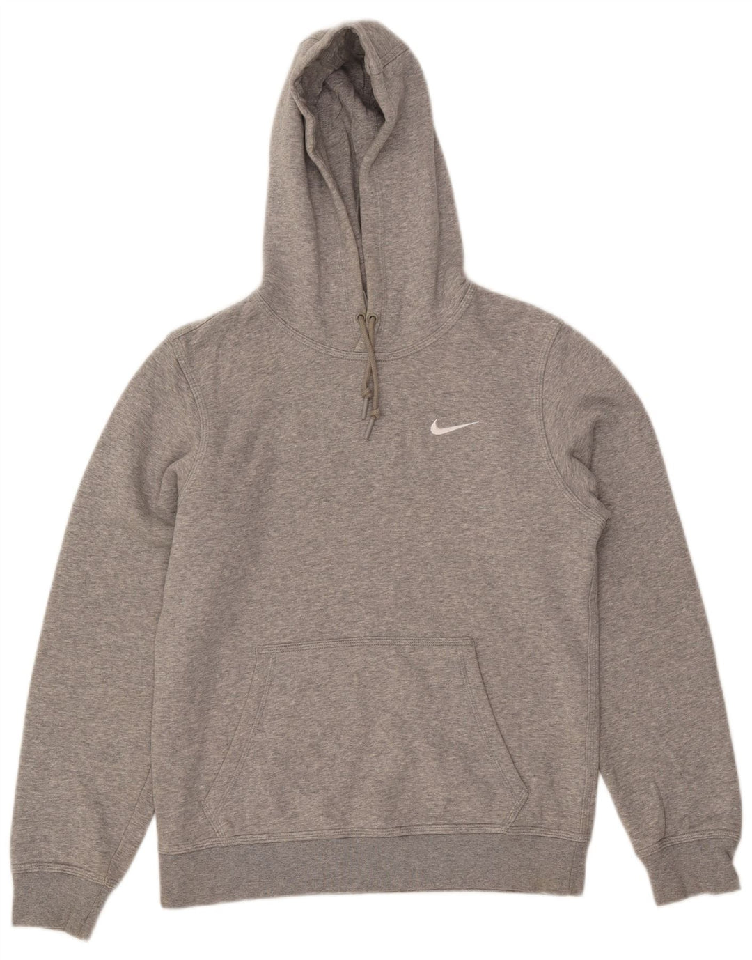 Nike Herren-Kapuzenpullover, klein, grau gefleckte Baumwolle