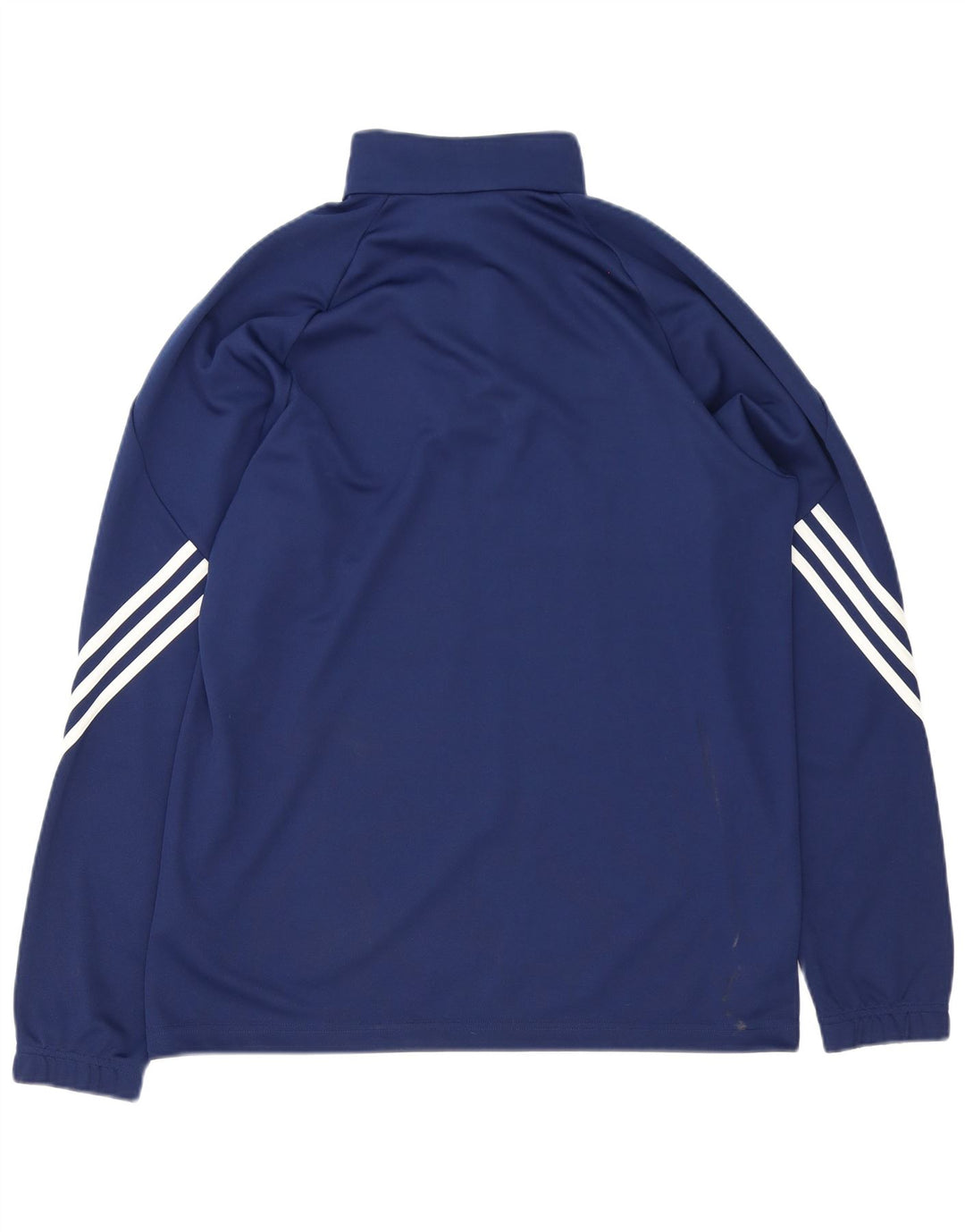 Adidas Herren Climalite Zip Neck Pullover Trainingsanzug Top Large Marineblau