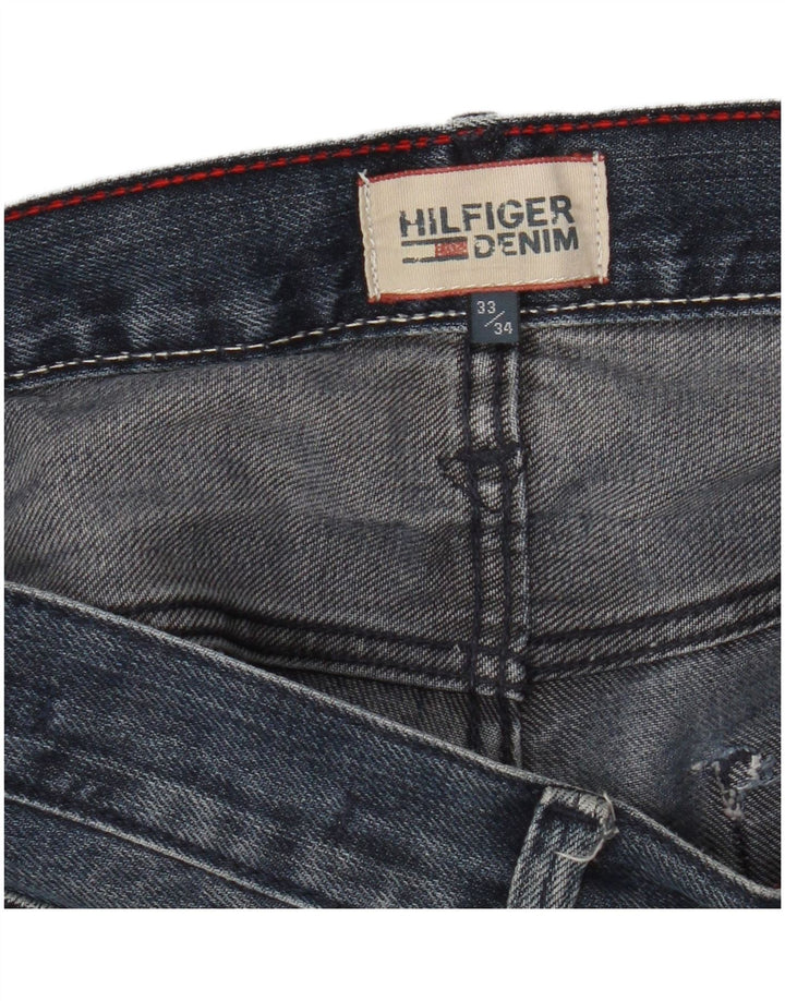 Tommy Hilfiger Herren Slim Jeans W33 L34 Marineblau