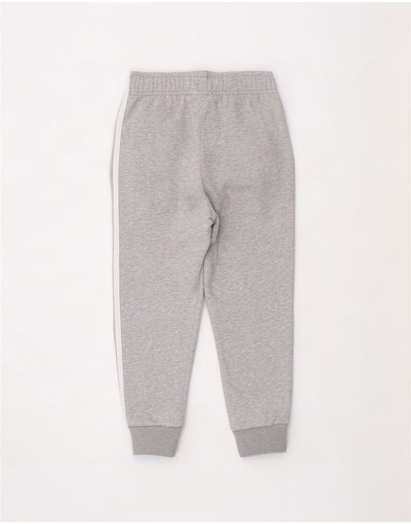 Adidas Jungen-Trainingshose, Jogginghose, 3–4 Jahre, grau gefleckte Baumwolle