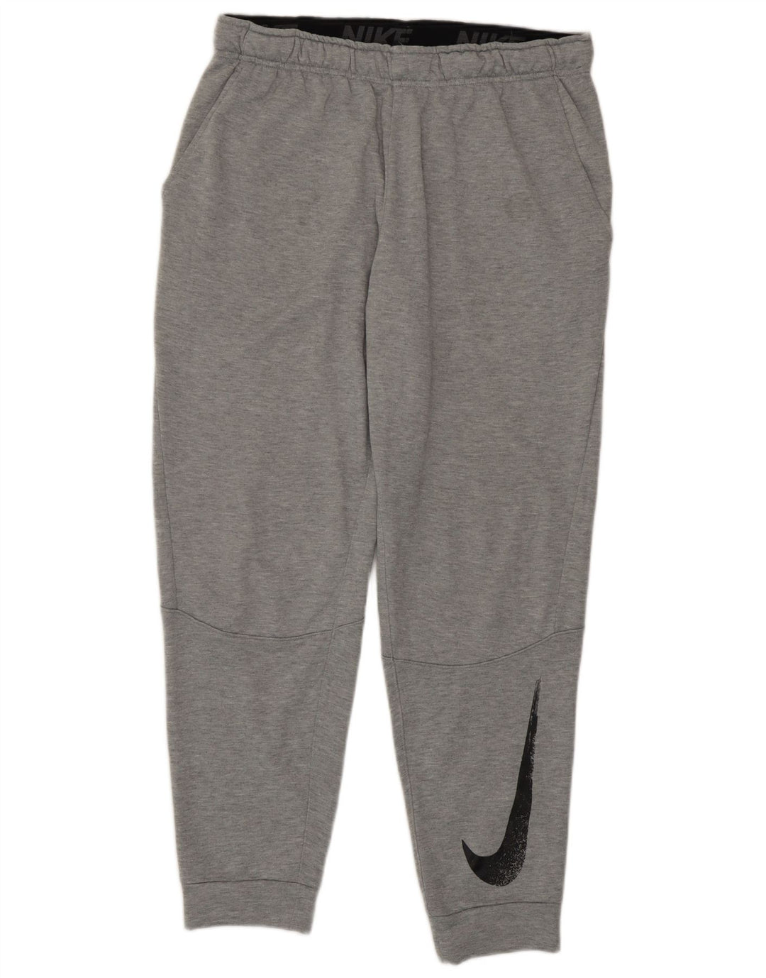 Nike Herren-Trainingsanzug mit Dri-Fit-Grafik, Jogginghose, Größe L, grau, Polyester