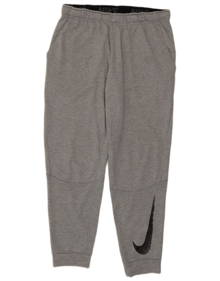 Nike Herren-Trainingsanzug mit Dri-Fit-Grafik, Jogginghose, Größe L, grau, Polyester