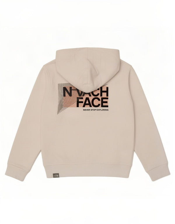 The North Face Jungen-Pullover mit grafischem Kapuzenpullover, 11–12 Jahre, Größe L, weiße Baumwolle