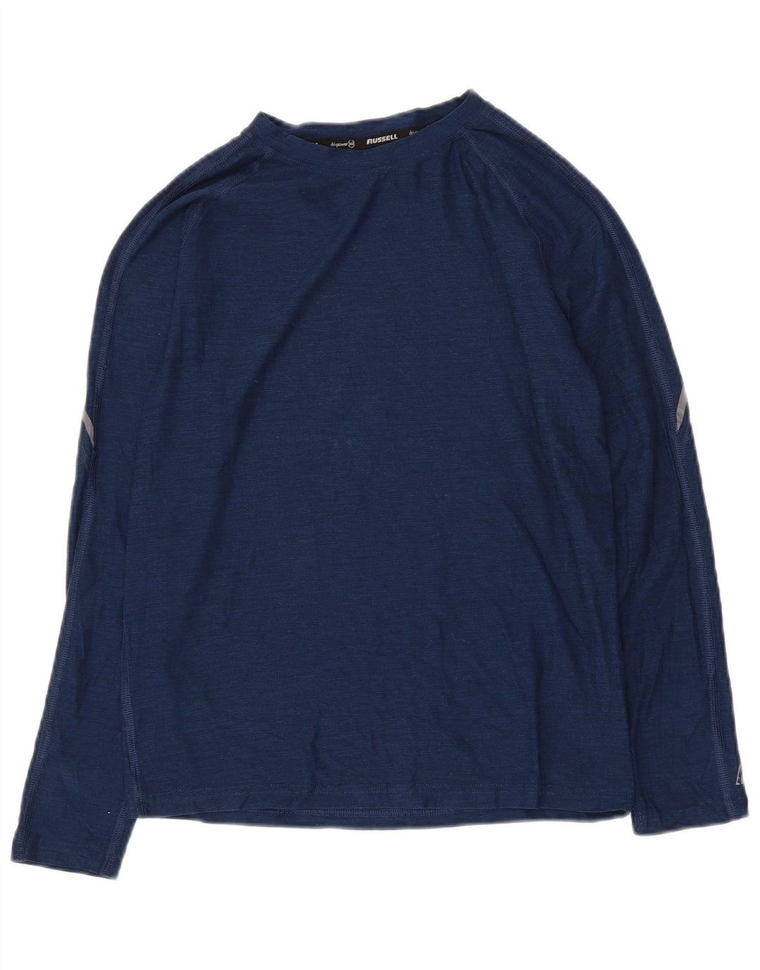 Russell Athletic Dri-Power-Oberteil für Jungen, langärmelig, 10–11 Jahre, Größe L, Marineblau