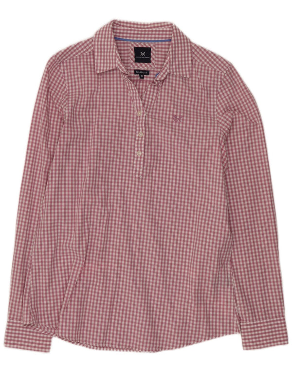Crew Clothing Damen-Pulloverhemd mit klassischer Passform, UK 10, Small Purple Gingham