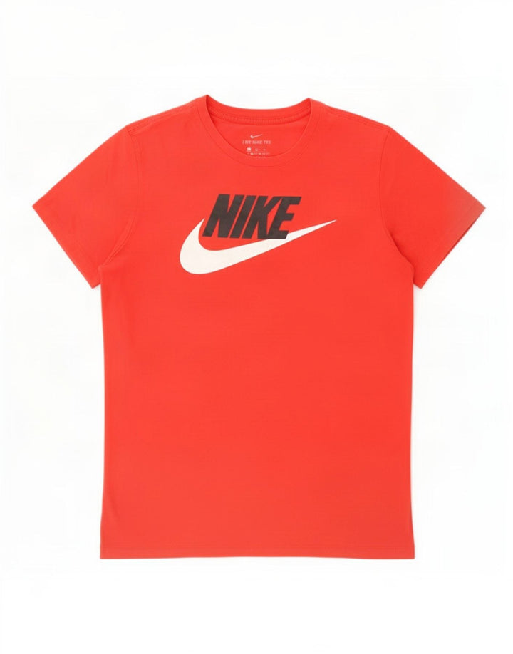 Nike Herren-T-Shirt mit Grafik, Größe L, aus roter Baumwolle