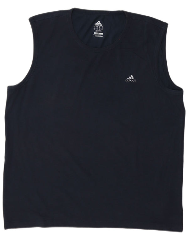 Adidas Herren Clima 365 Weste Top XL Marineblau Baumwolle