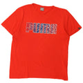 Puma Herren Grafik T-Shirt Top XL Rot Baumwolle