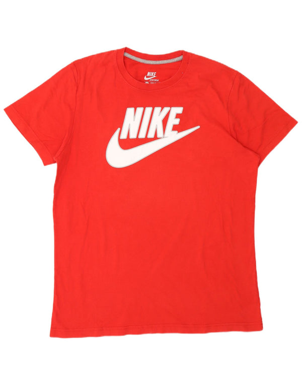Nike Herren Slim Fit Graphic T-Shirt Top XL Rot