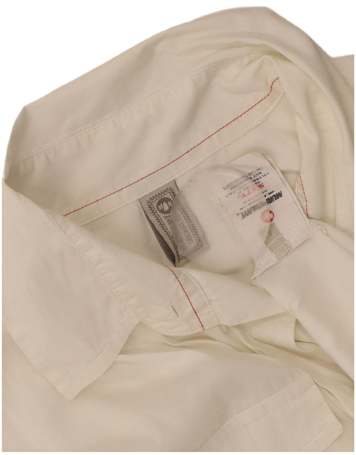 Murphy & Nye Damen-Hemdbluse, UK 16, Größe L, weiße Baumwolle