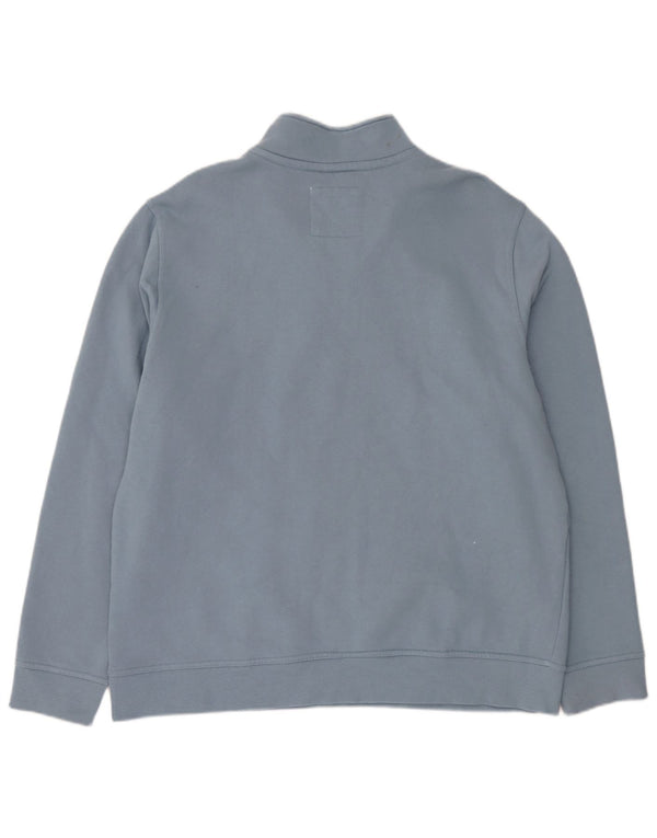 Crew Clothing Herren-Sweatshirt mit Reißverschluss, 3XL, Blau, Baumwolle
