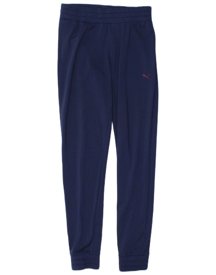 Puma Damen Trainingshose Jogger UK 10 Small Marineblau Polyester