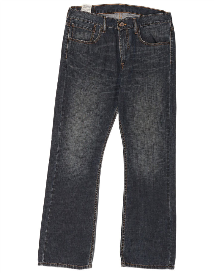 Levi's Herren 527 Bootcut Jeans W34 L32 Marineblau Baumwolle