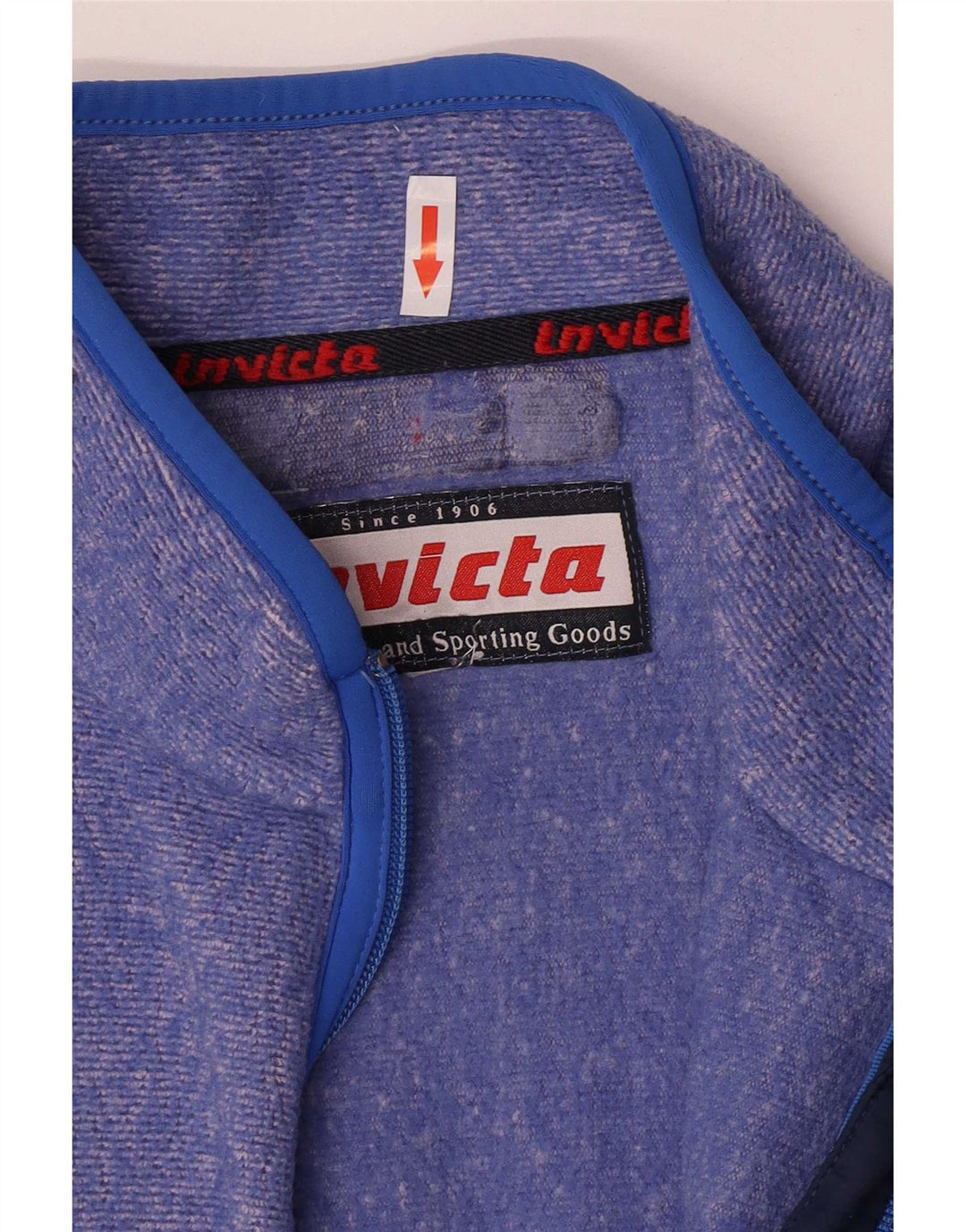 Invicta Damen-Trainingsanzug-Topjacke in Übergröße, UK 16, groß, blau meliert