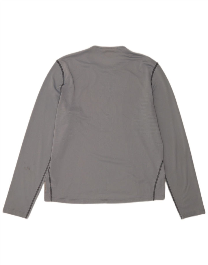 Adidas Herren Climacool Top Langarm mittelgraues Polyester