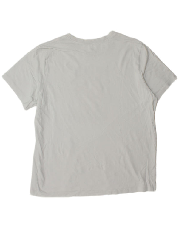 Nike Herren-T-Shirt mit Grafik, XL, weiße Baumwolle