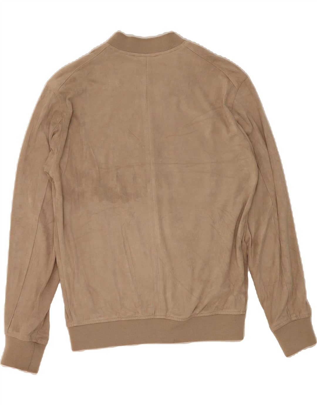 ZARA Mens Cardigan Sweater Small Beige Polyester Vintage Zara and Second-Hand Zara from Messina Hembry 