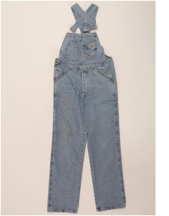 Gas Herren-Cargo-Latzhose, mittelgroß, W34, L31, blaue Baumwolle