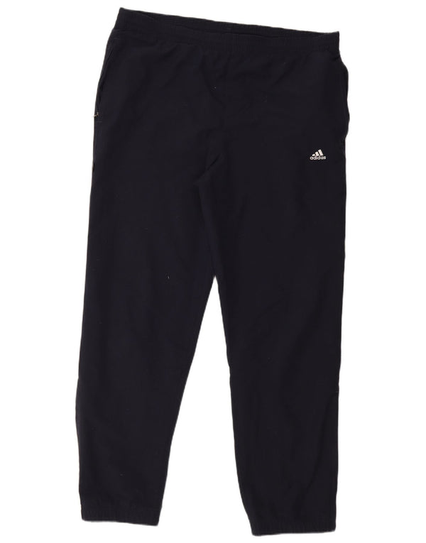 Adidas Herren-Trainingshose, Jogginghose, groß, marineblau, Polyester