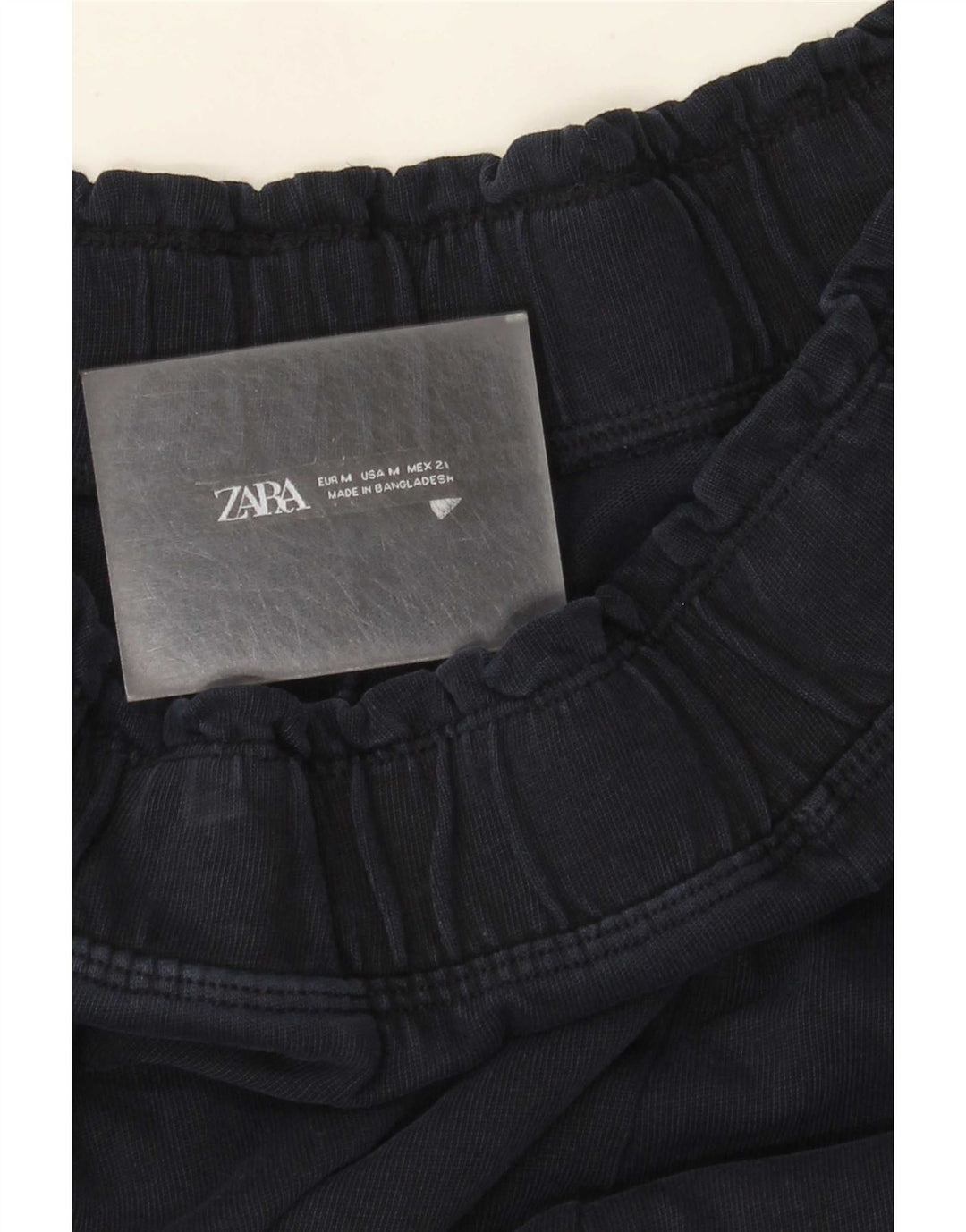 Zara Damen-Hose mit weitem Bein, UK 14, mittleres Marineblau