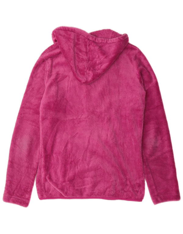 Brugi Damen Kapuzen-Fleecejacke UK 16 Large Pink Polyester