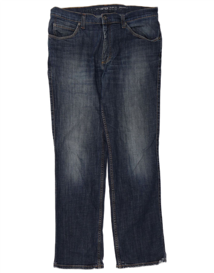 MUSTANG Herren Tramper Slim Jeans W36 L32 Marineblau