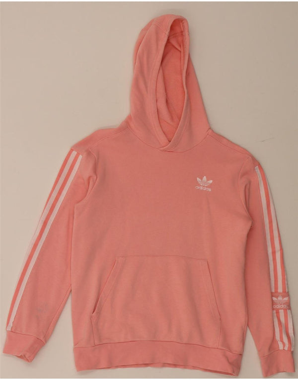 Adidas Mädchen Kapuzenpullover, 12–13 Jahre, rosa Baumwolle