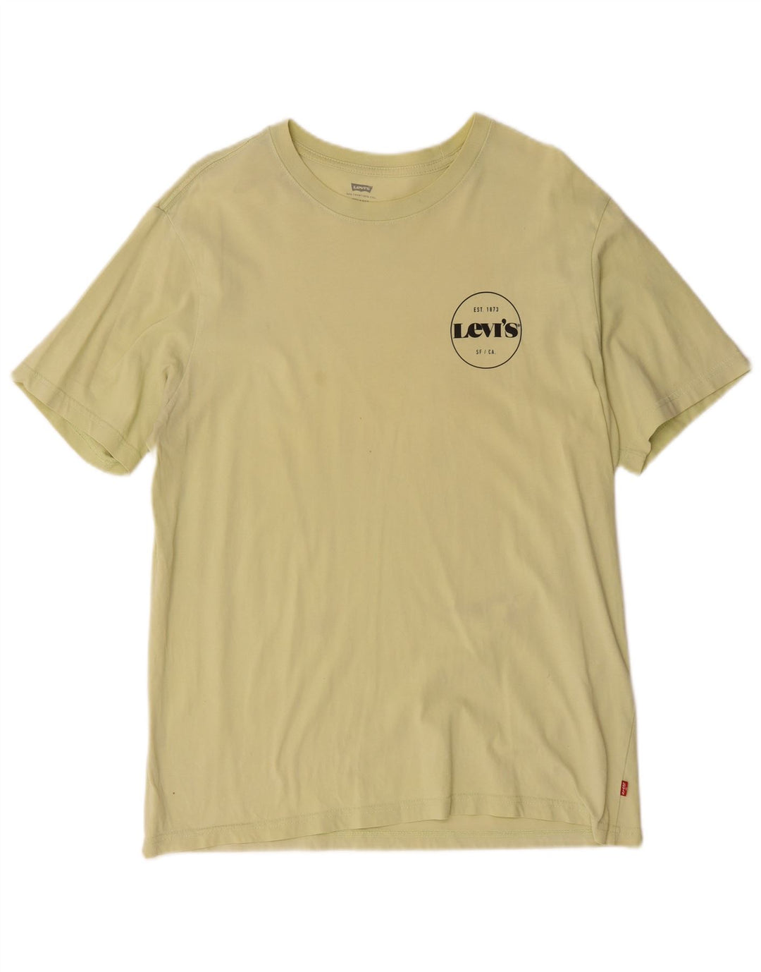 Levi's Herren Relaxed T-Shirt Top aus mittelgelber Baumwolle