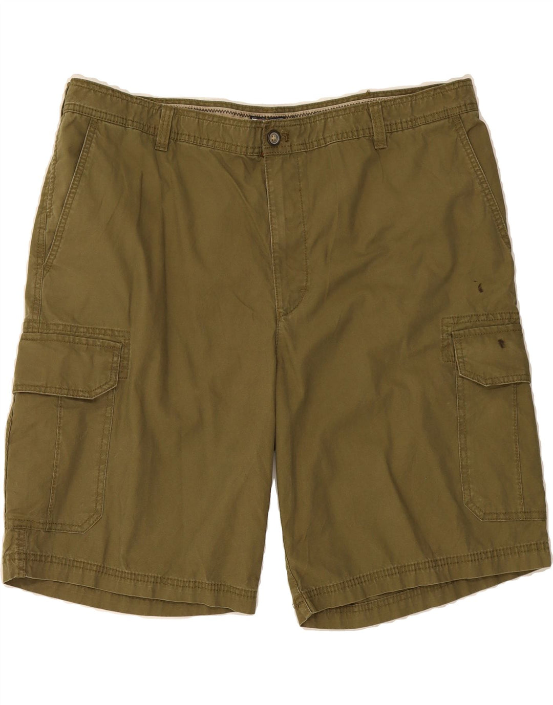 IZOD Mens Cargo Shorts W42 2XL Khaki Cotton Vintage Izod and Second-Hand Izod from Messina Hembry 