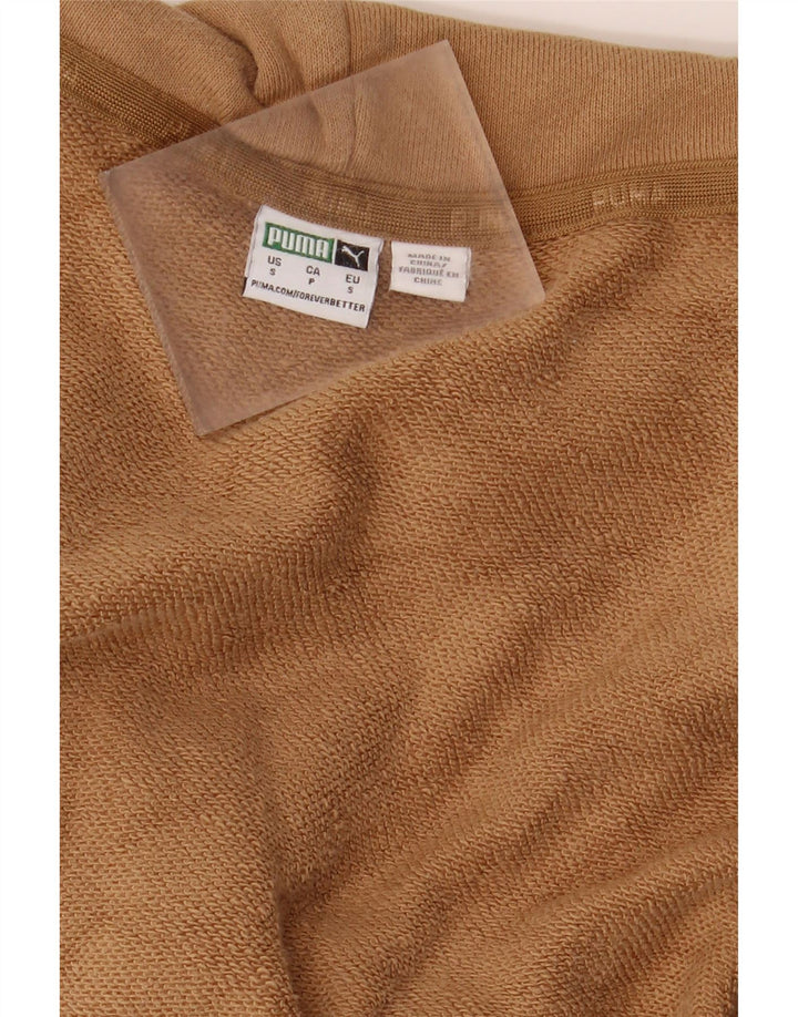 PUMA Damen Übergroßer Kapuzenpullover UK 10 Small Braun