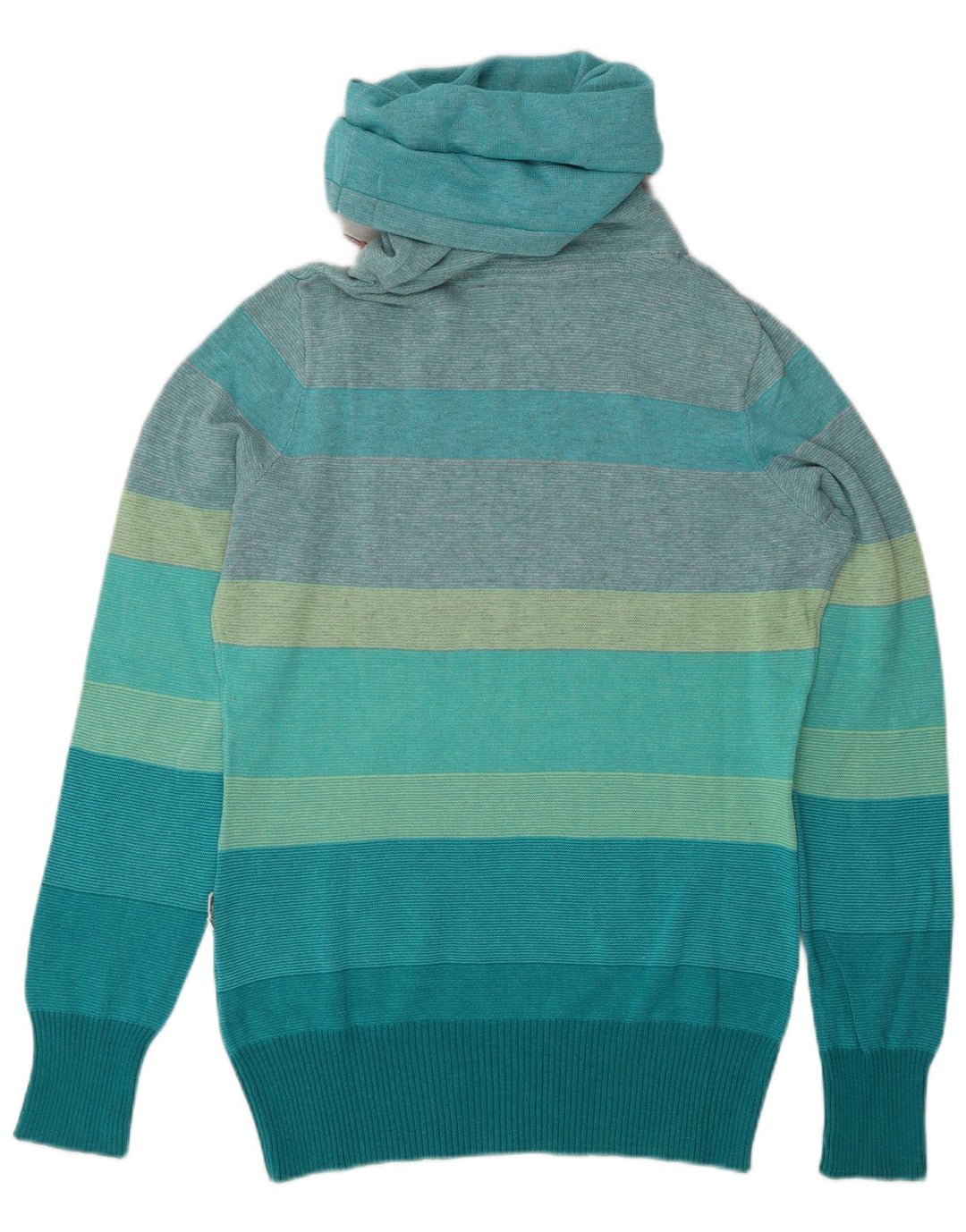 Kappa Herren-Pullover mit Rollkragen, mittelblau, gestreift, Baumwolle