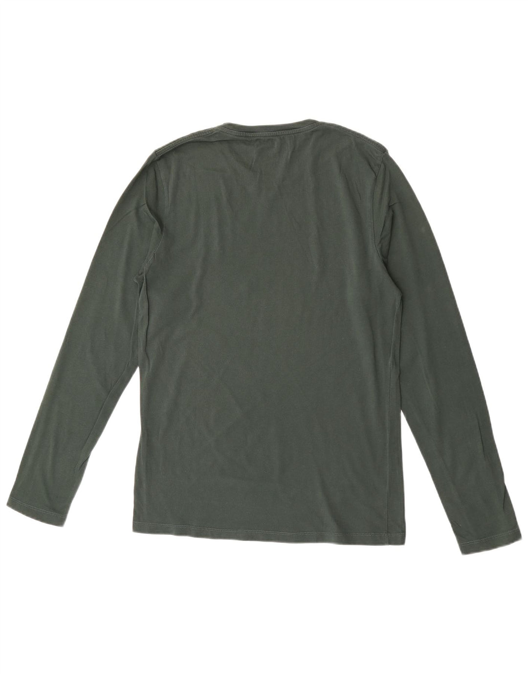 Rifle Herren-Top, langärmelig, klein, grüne Baumwolle