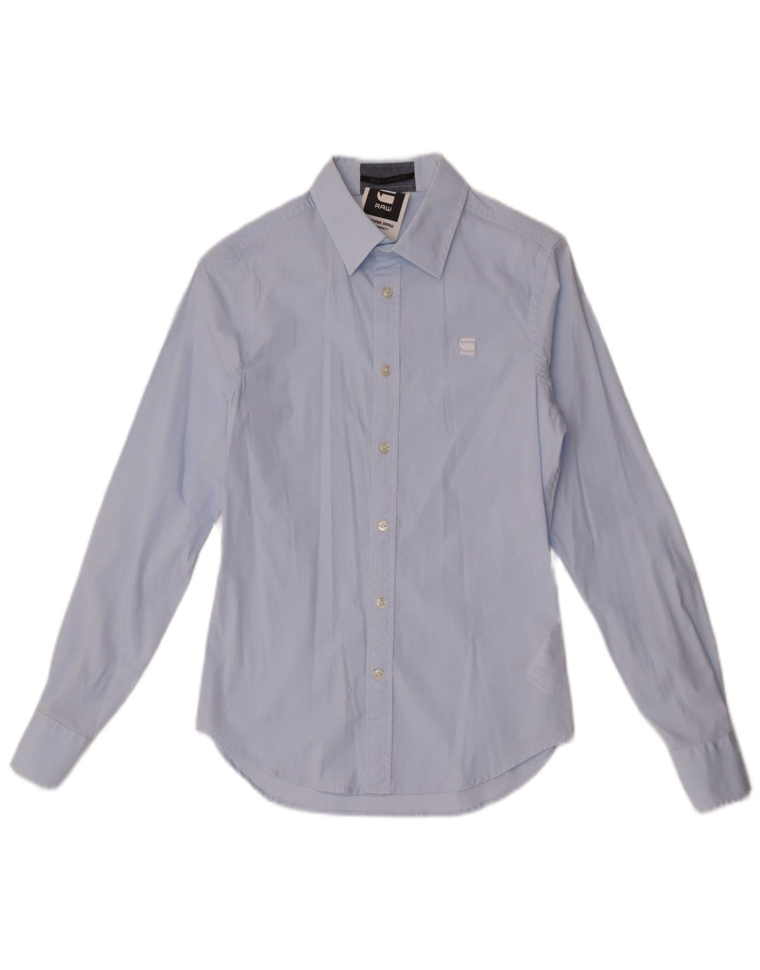 G-Star Herren-Hemd, klein, aus blauer Baumwolle