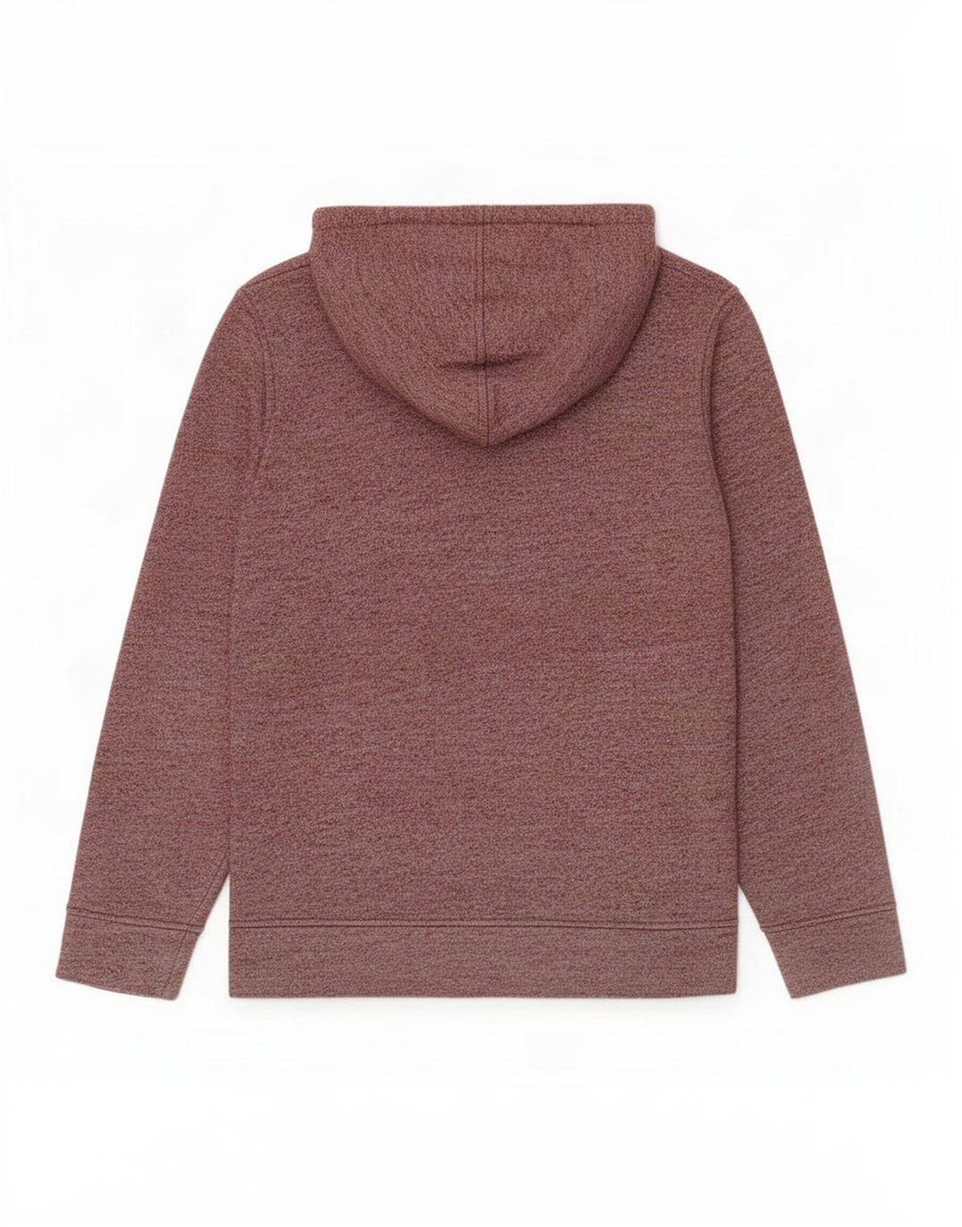 Jack & Jones Herren-Kapuzenpullover mit Grafik, mittleres Burgunderrot, geflecktes Polyester