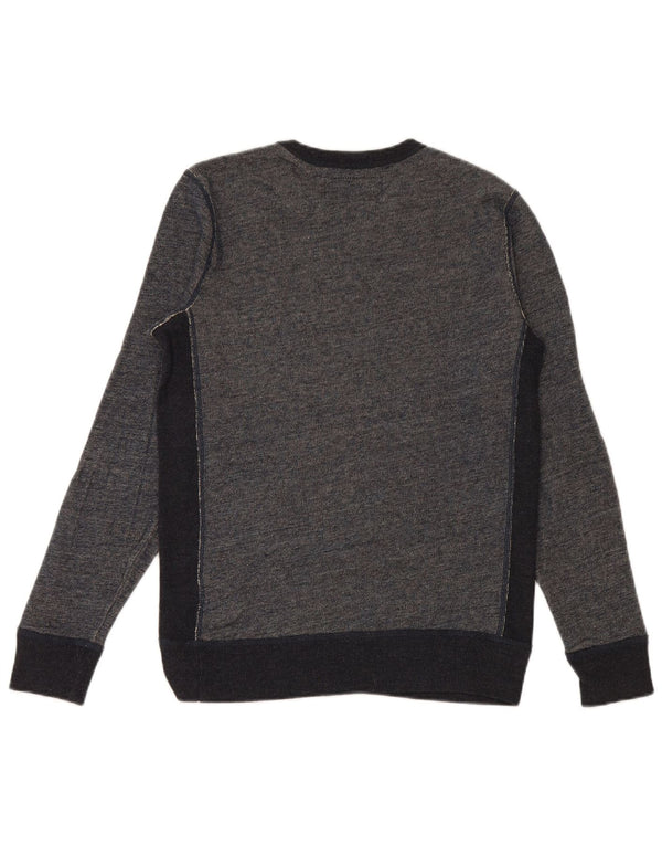 RALPH LAUREN Herren-Sweatshirt mit Grafik, Größe S, marineblaue Baumwolle