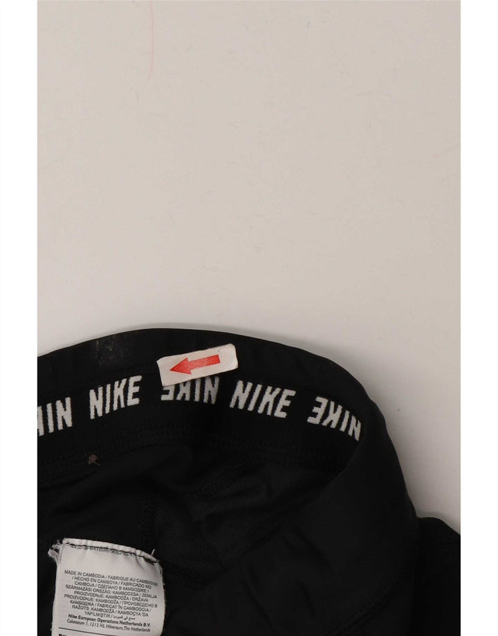 Nike Damen Dri Fit Leggings, klein, schwarz gestreift, Polyester