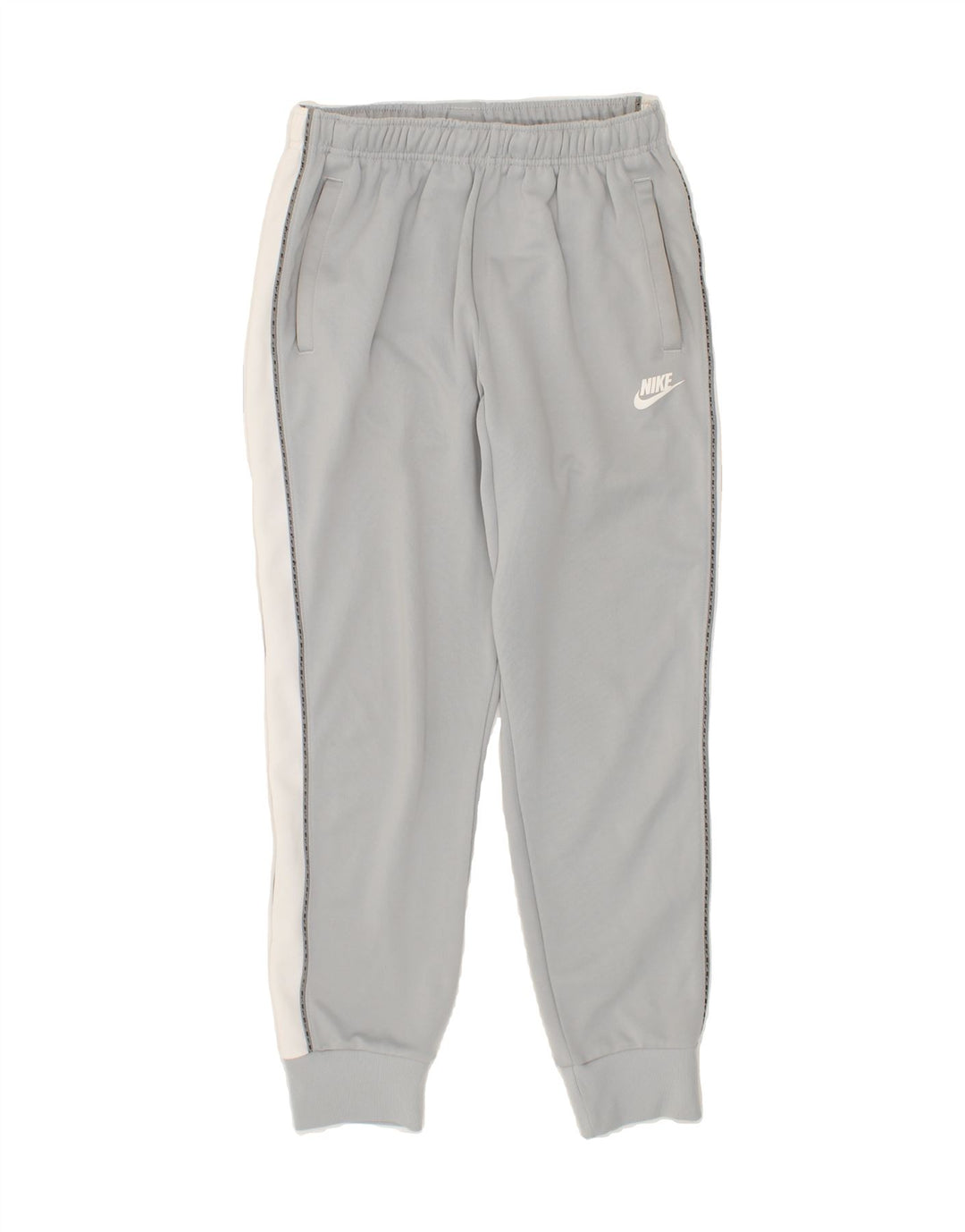 NIKE Herren-Trainingshose, Jogginghose, klein, grau, Farbblock-Polyester
