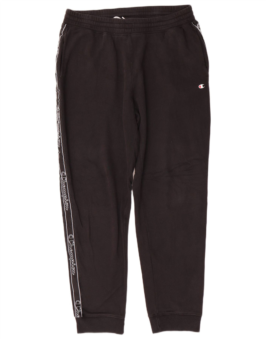 CHAMPION Herren-Trainingsanzug mit Grafik, Jogginghose, XL, Schwarz