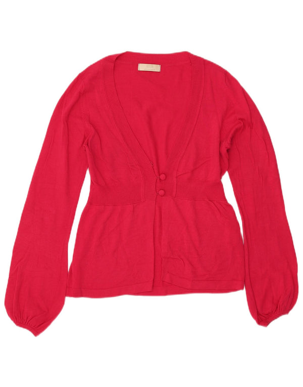 Marks & Spencer Damen-Cardigan-Pullover UK 8 Small Rosa Viskose