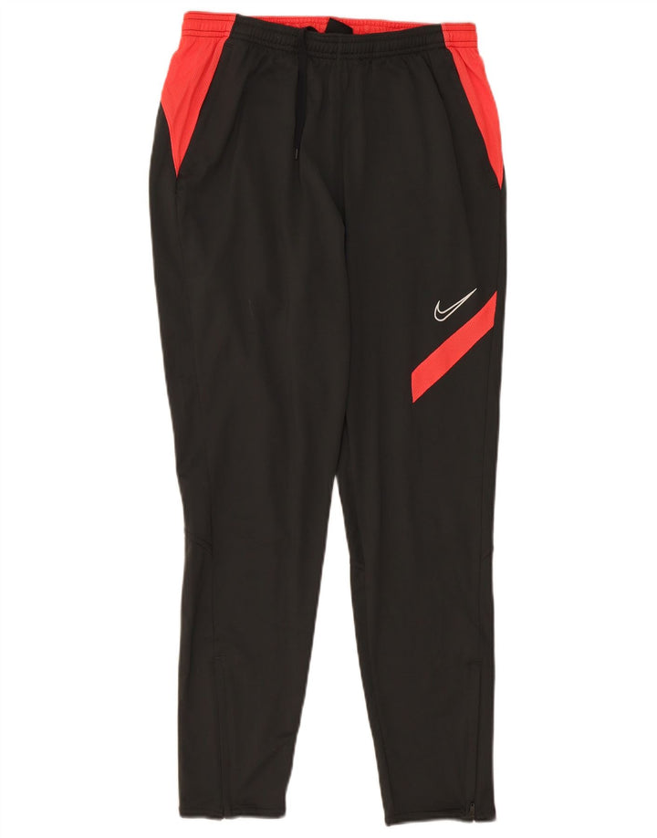 Nike Herren Dri Fit Trainingshose Mittelgraues Colourblock-Polyester