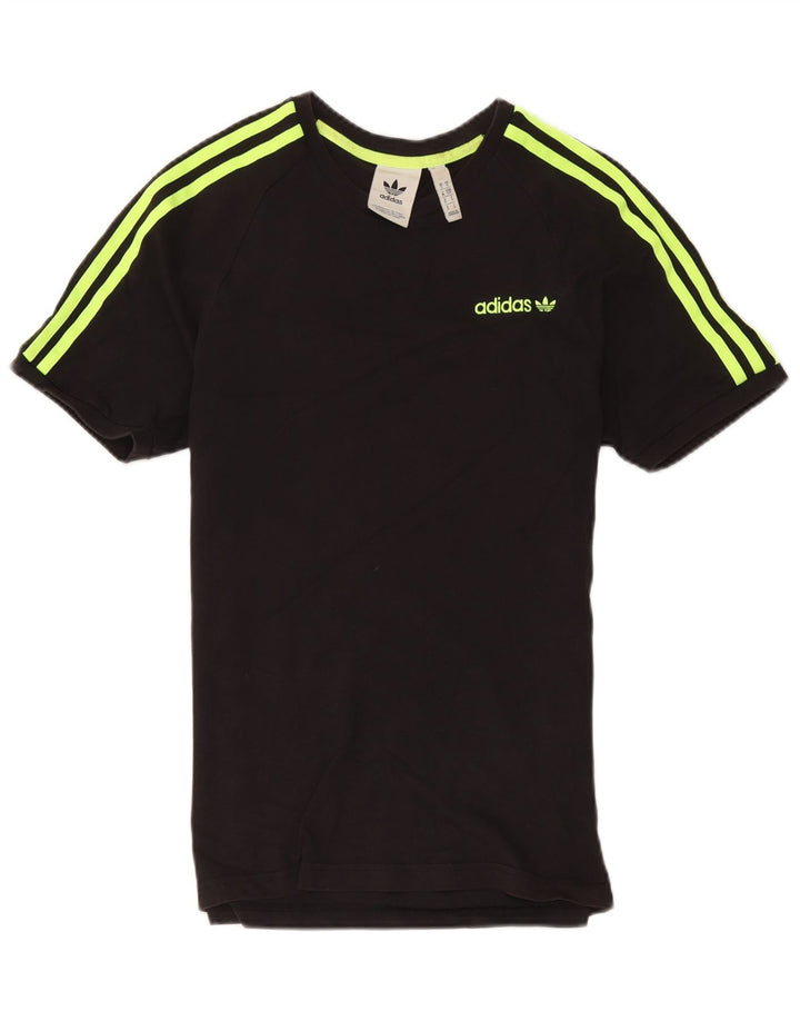Adidas Herren T-Shirt Top Small Schwarz Baumwolle