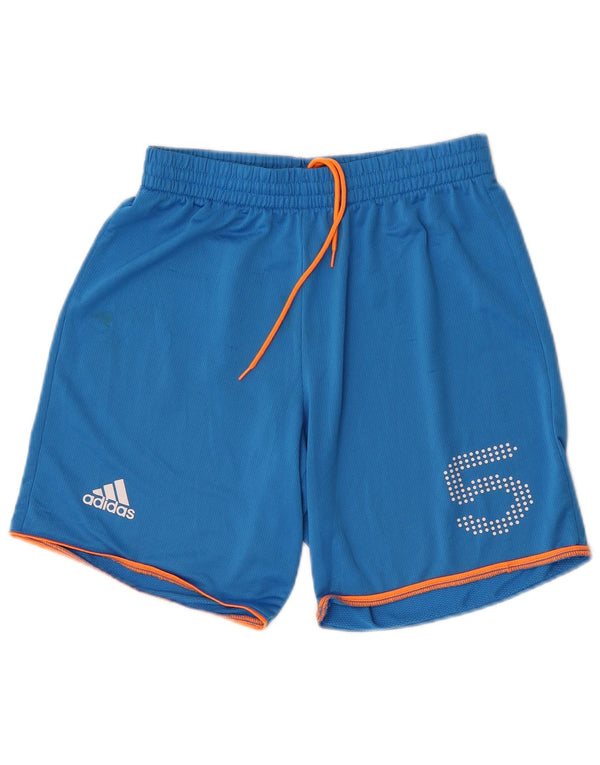 Adidas Herren Graphic Sport Shorts Small Blau Polyester