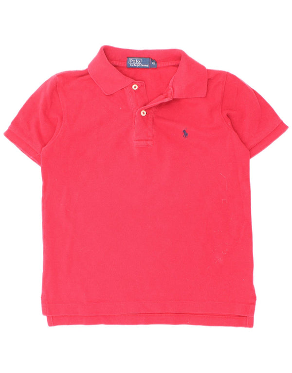 Polo Ralph Lauren Jungen-Hemd, 3–4 Jahre, rote Baumwolle