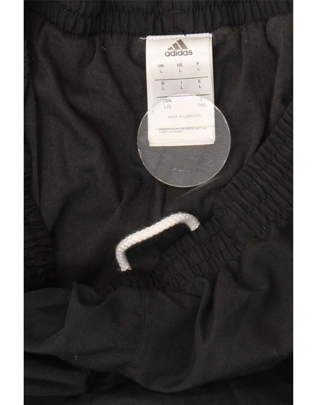 Adidas Herren-Trainingshose, Jogginghose, Größe L, Schwarz, Polyester