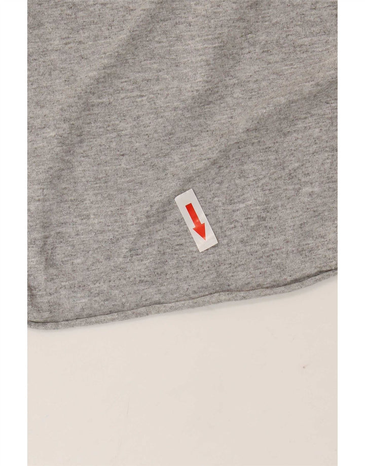 Adidas Herren Grafik T-Shirt Top Large Grau Baumwolle