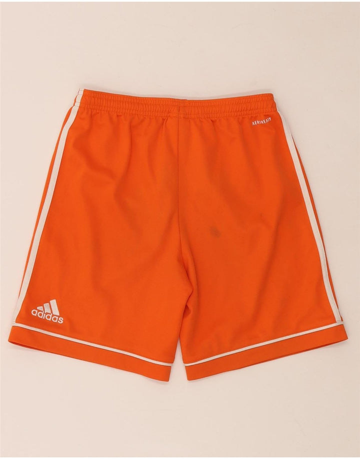 ADIDAS Aeroready Sportshorts für Jungen, 13–14 Jahre, orangefarbenes Polyester